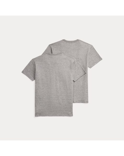 RRL Gray Jersey Pocket T-Shirt 2-Pack for men