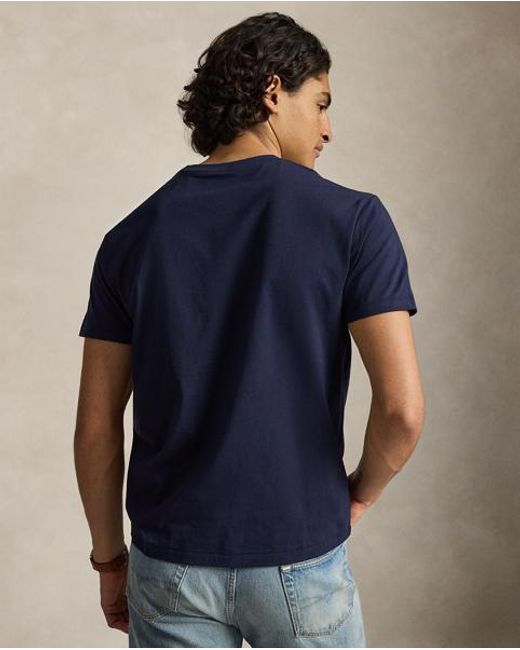 Polo Ralph Lauren Blue Classic Fit Crew Neck T Shirt for men