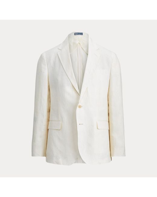 Ralph Lauren Natural Polo Soft Linen Suit Jacket for men