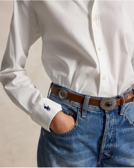 Ralph Lauren Gray Relaxed Fit Cotton Shirt