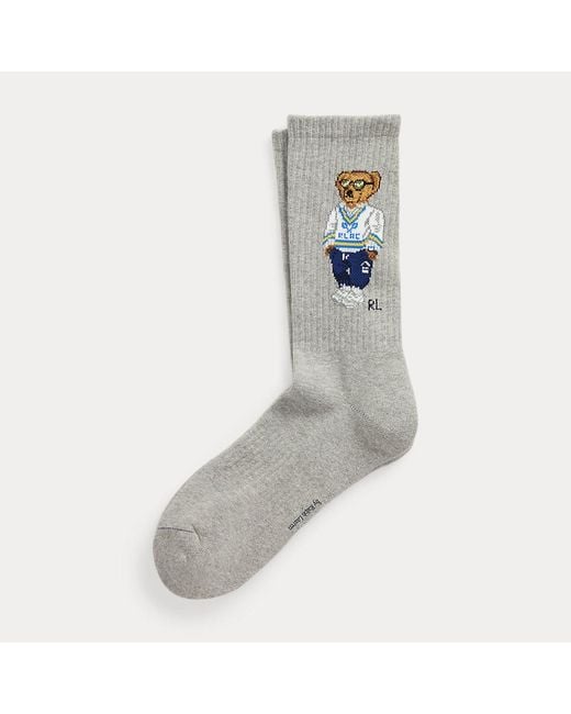 Ralph Lauren Sokken Van Katoenmix Met Polo Bear in het Gray voor heren