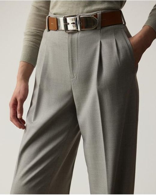 Ralph Lauren Stamford Wool Trouser in Black Lyst UK