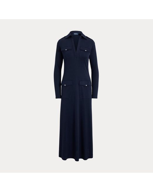 Polo Ralph Lauren Blue Interlock Utility Dress