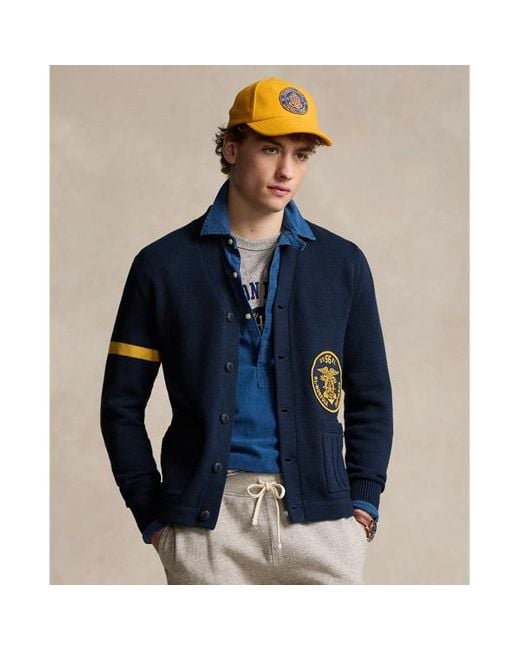 Polo Ralph Lauren Nautisch Geïnspireerd Katoenen Vest in het Blue voor heren