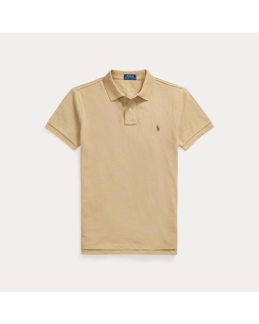 Polo Ralph Lauren Natural Slim Fit Mesh Polo Shirt for men