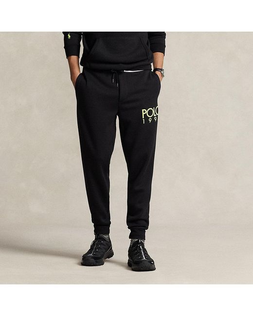 Polo Ralph Lauren Fleece joggingbroek Met Logo in het Black voor heren