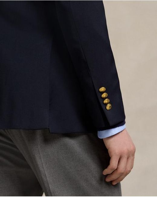 Polo Ralph Lauren Blue The Iconic Doeskin Two-button Blazer for men