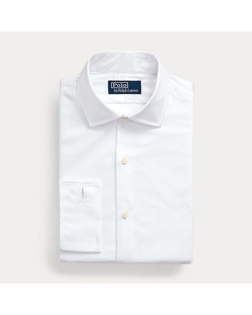 Polo Ralph Lauren Gray Custom Fit French Cuff Tuxedo Shirt for men