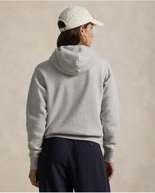 Sudadera De Felpa Con Polo Bear Polo Ralph Lauren de color Gray
