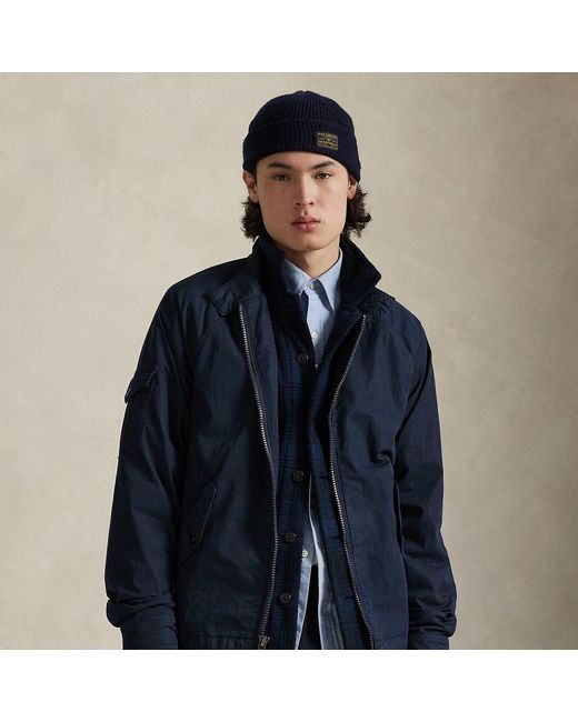 Polo Ralph Lauren Blue The Aldrich Garment-Dyed Twill Jacket for men