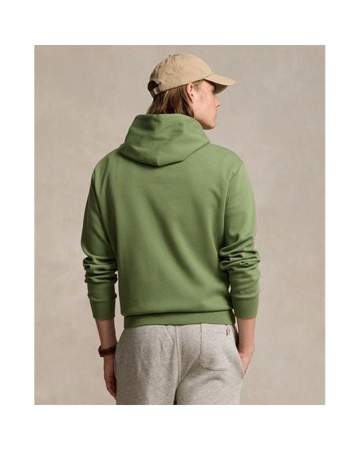 Sudadera de punto doble con capucha Polo Ralph Lauren de hombre de color Green