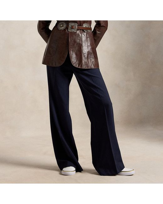 Polo Ralph Lauren Blue Beaton Stretch-Wool Trouser