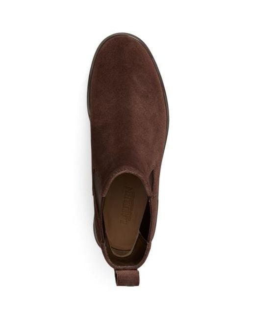 Ralph Lauren Brown Allyson Suede Bootie