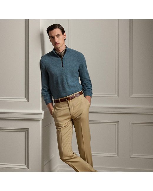 Ralph Lauren Natural Gregory Wool Gabardine Trouser for men