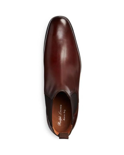 Ralph Lauren Brown Penfield Calfskin Chelsea Boot for men