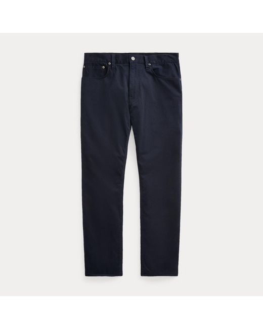 Polo Ralph Lauren Slim Straight Varick Broek Vijf Zakken in het Blue voor heren