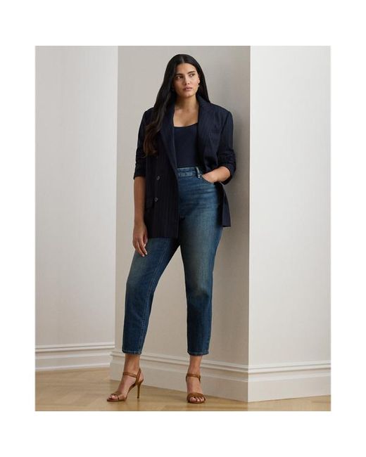 Ralph Lauren Blue Ralph Lauren High-Rise Straight Ankle Jean