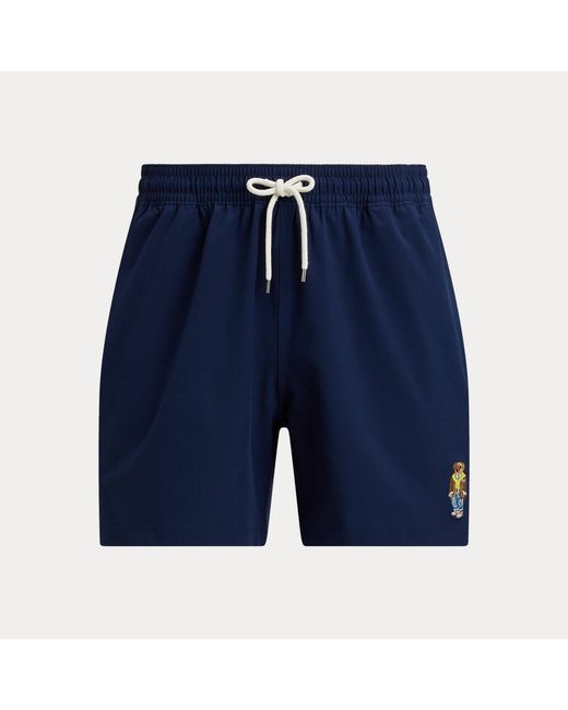 Polo Ralph Lauren Blue 14.5 Cm Traveller Swimming Shorts for men