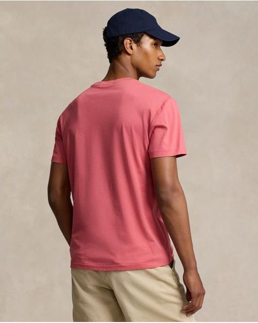 Camiseta De Punto Con Logotipo Polo Ralph Lauren de hombre de color Pink