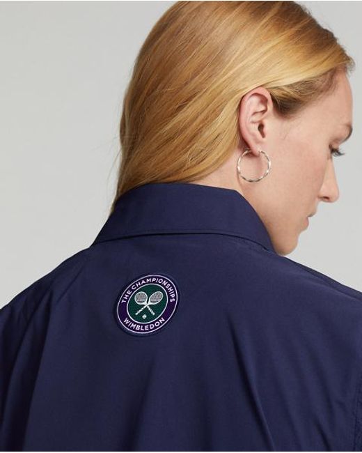 Polo Ralph Lauren Blue Wimbledon Umpire Twill Coat