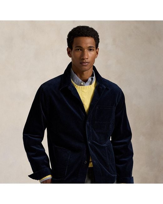 Polo Ralph Lauren Utility-Jacke Aus Kordsamt in Blue für Herren