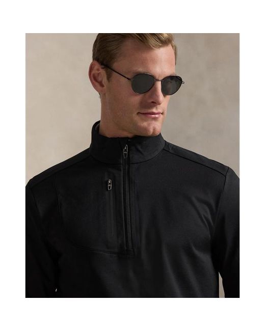Ralph Lauren Black Classic Fit Stretch Jersey Pullover for men