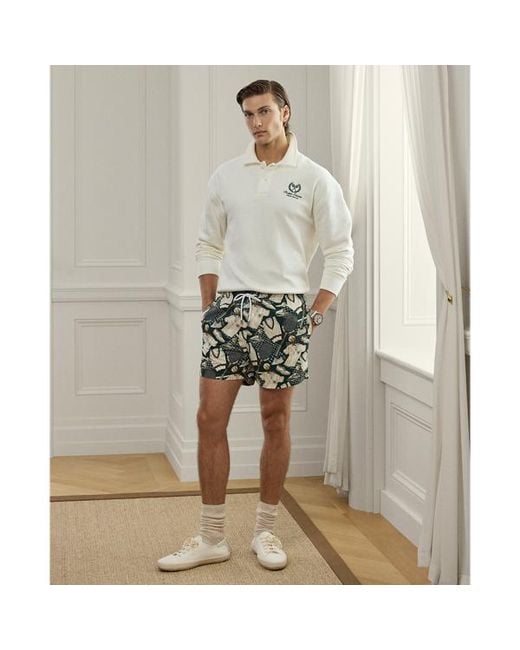 Ralph Lauren White Crest Cotton-Cashmere Sweatshirt for men