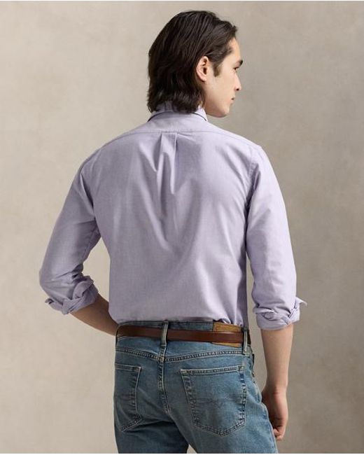 Polo Ralph Lauren Purple The Iconic Oxford Shirt for men