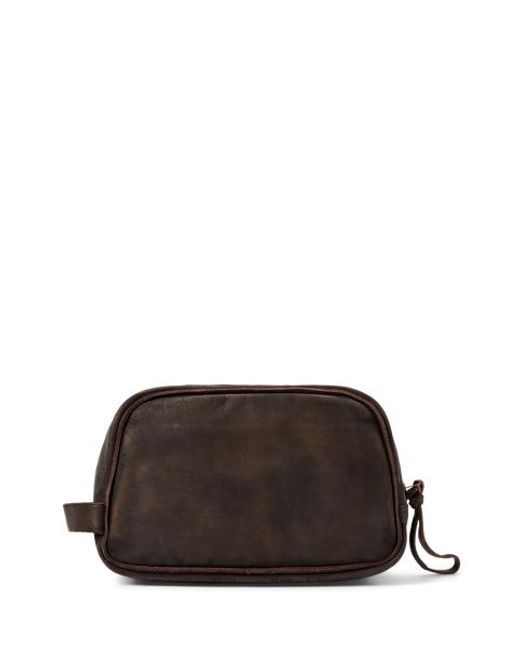 RRL Multicolor Leather Travel Case for men