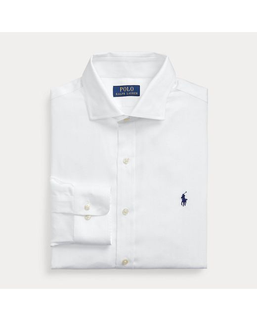 Polo Ralph Lauren Gray Slim Fit Poplin Shirt for men