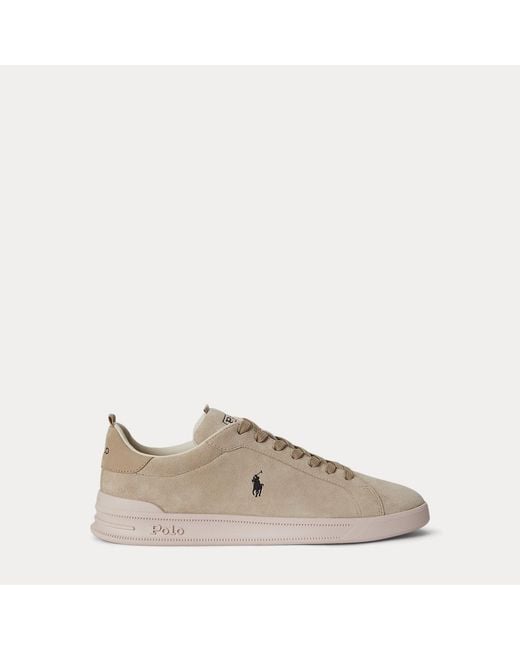 Ralph Lauren Natural Heritage Court Ii Suede Trainer for men
