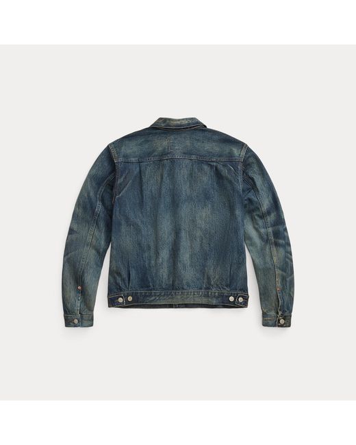 RRL Blue Westview Denim Trucker Jacket for men