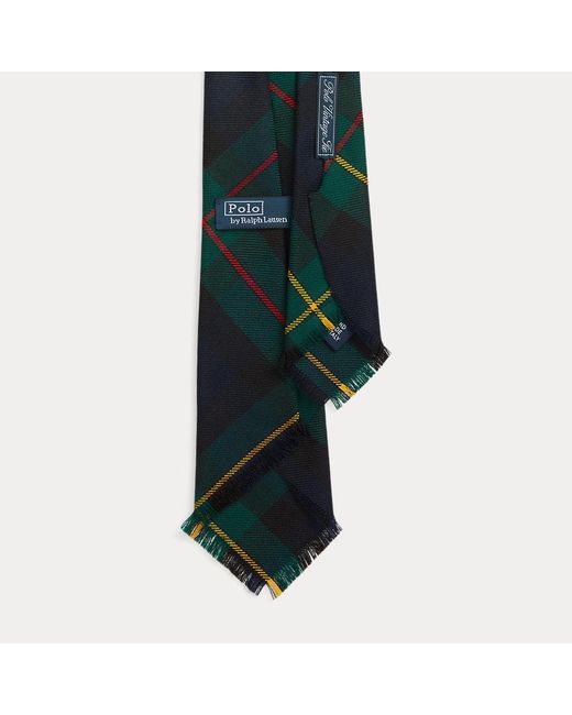 Polo Ralph Lauren Green Vintage-inspired Tartan Wool Tie for men