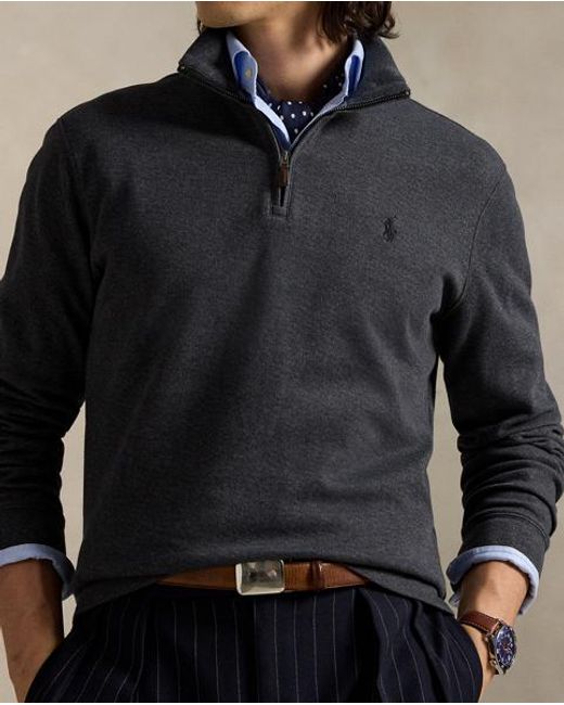 Jersey En Espiga Estate-Rib Polo Ralph Lauren de hombre de color Black