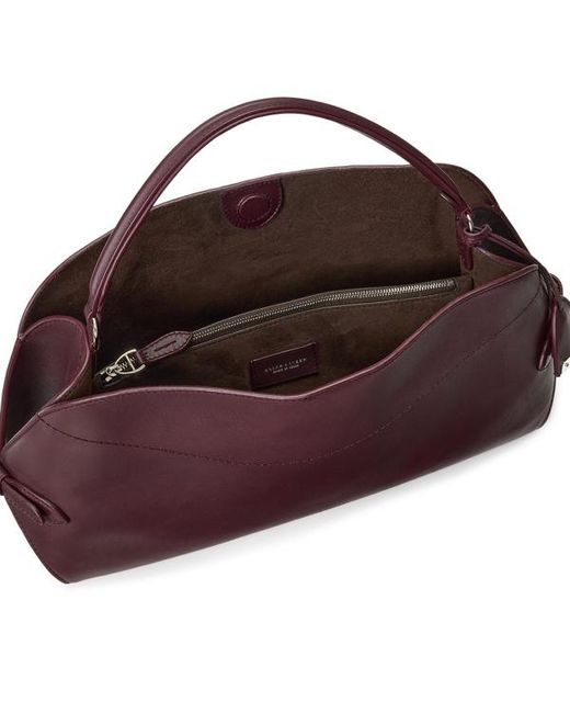 La borsa a spalla Ralph Lauren in vitello di Ralph Lauren in Brown