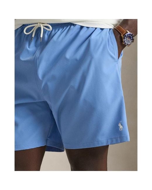 Polo Ralph Lauren Blue Traveller Classic Fit Swimming Trunks for men