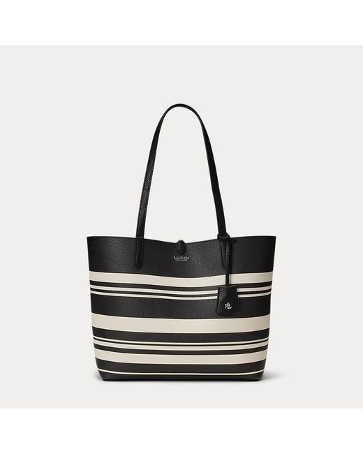Bolso Tote Grande Reversible Ralph Lauren de color Black