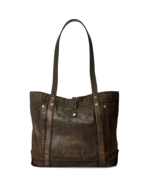 RRL Brown Leather Tote for men