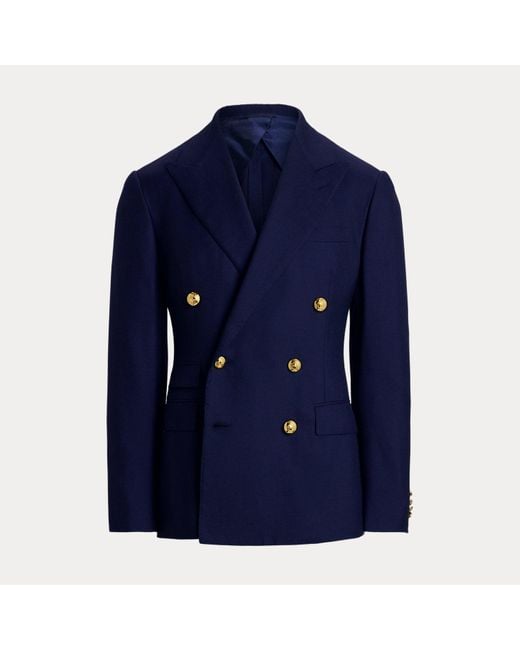 Ralph Lauren Blue Kent Handmade Cashmere Blazer for men