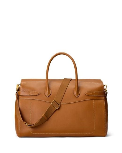 Ralph Lauren Natural Bedford Calfskin Duffel for men