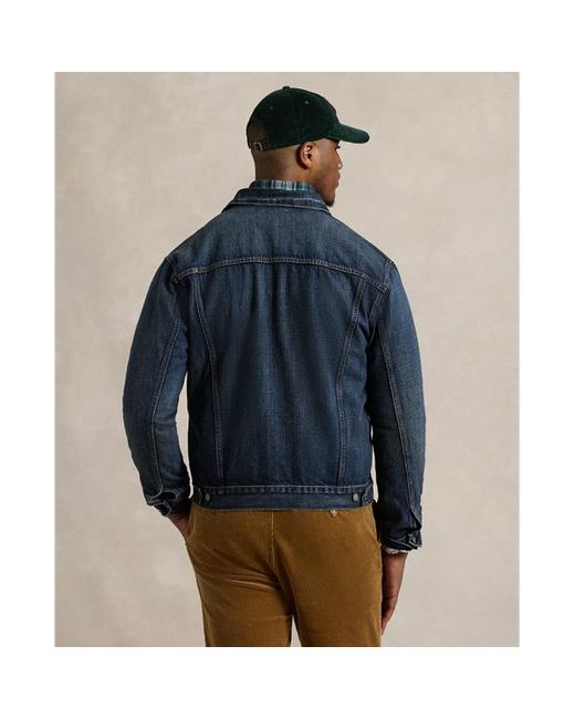 Polo Ralph Lauren Blue Big & Tall - Denim Trucker Jacket for men