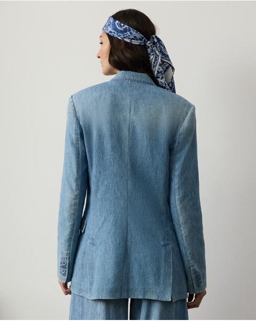Chaqueta Russel Vaquera De Algodón Ralph Lauren de color Blue