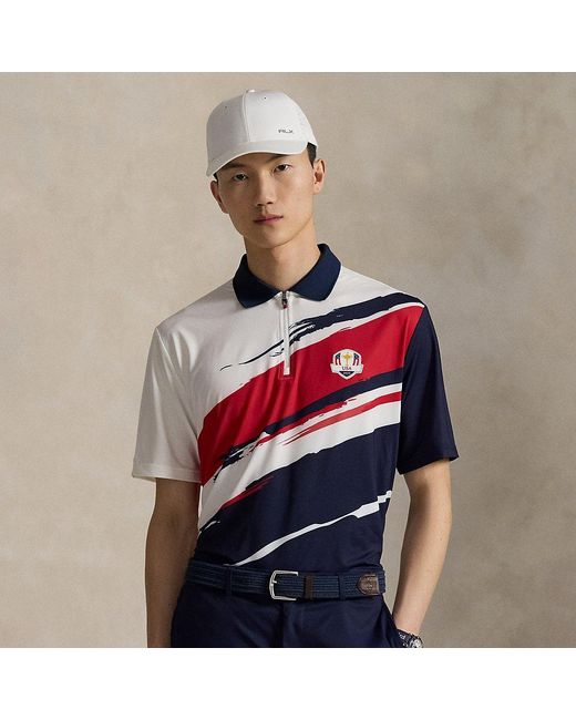 Ralph Lauren Red U. Ryder Cup Performance Polo Shirt for men