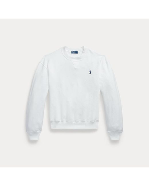 Sudadera De Felpa Con Cuello Redondo Polo Ralph Lauren de color White