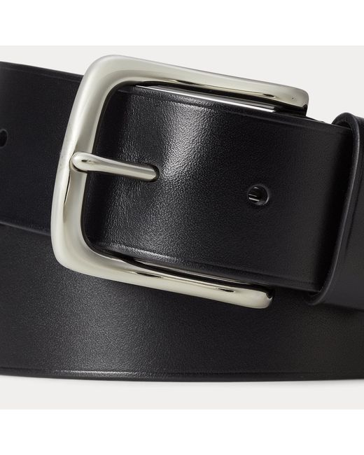 Polo Ralph Lauren Black Full-Grain Leather Belt for men