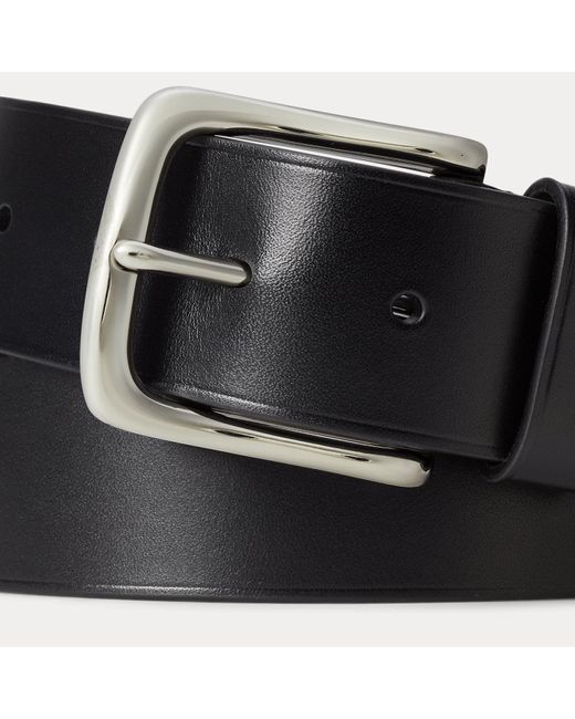 Ralph Lauren Black Full-Grain Leather Belt for men