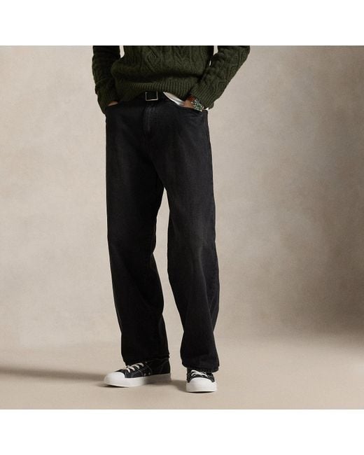 Ralph Lauren Black Rivington Relaxed Jeans for men