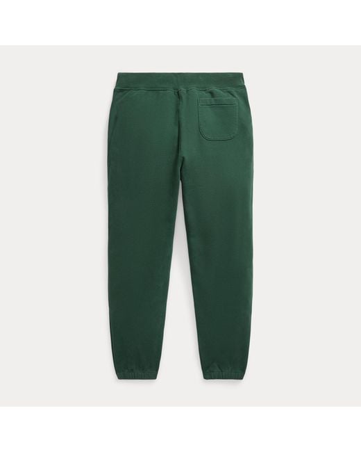 Polo Ralph Lauren Green Relaxed Fit Logo Fleece Tracksuit Bottom for men