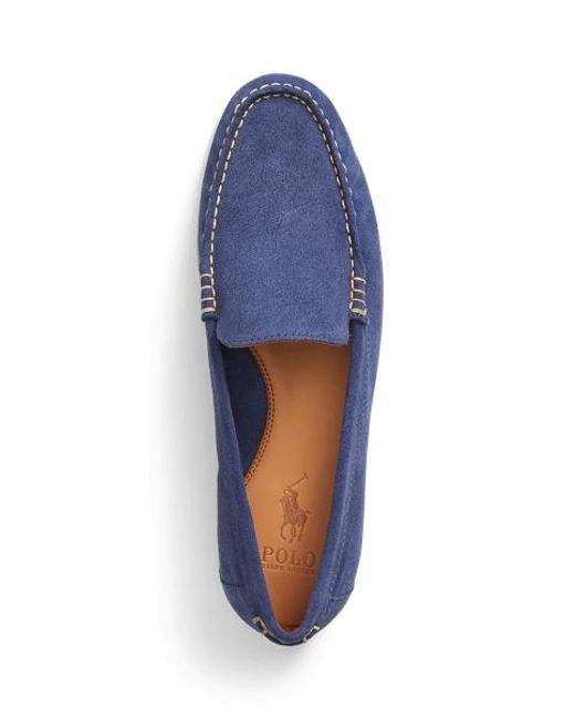 Polo Ralph Lauren Loafer Merton Aus Wildleder in Blue für Herren