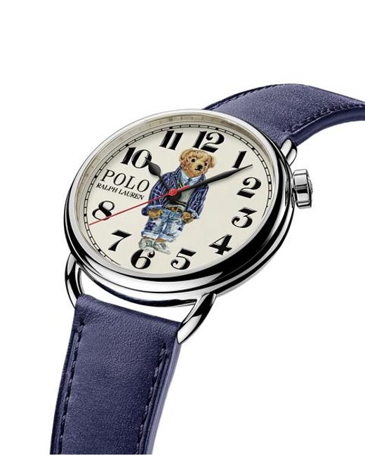 Polo Ralph Lauren Multicolor Cricket Polo Bear 42 Mm Steel Watch for men